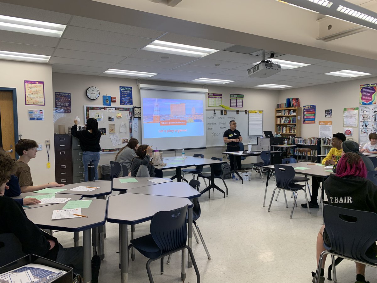 Today was Career Day in the Middle School. 21 businesses joined us representing all 21 career clusters. The goal for middle school is to explore a wide range of careers. #careerreadypa  #careerreadylancaster