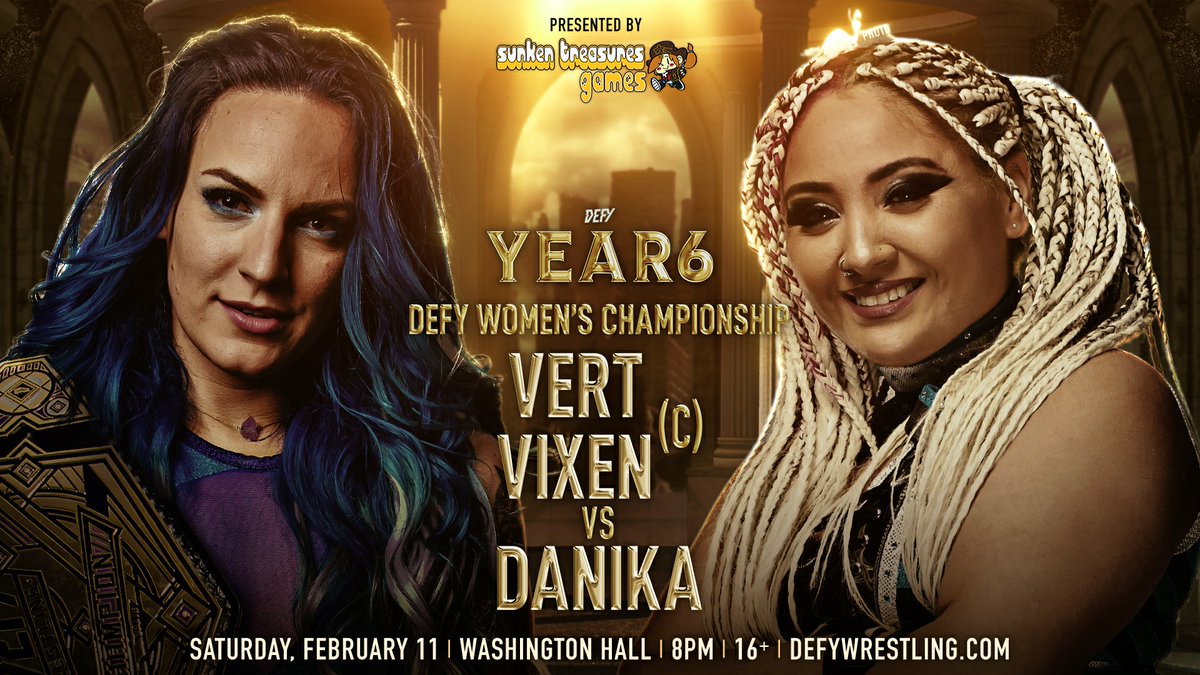 VertVixen's tweet photo. ‼️ Debuting Tonight‼️

Don't miss Player One retaining and a fully stacked card on @defyNW on demand!! https://t.co/RcL5gSDMQE