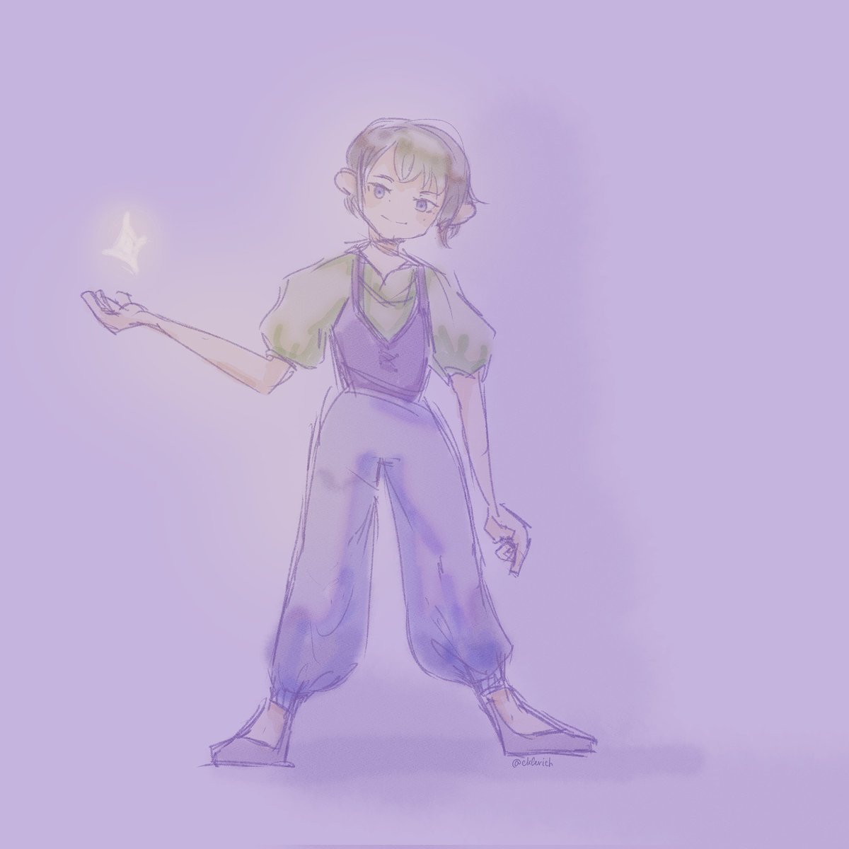 ekleRich's tweet photo. Little genshin oc sketch 
#Genshin #GenshinImpact #sketch https://t.co/UrQ4rEzHdG
