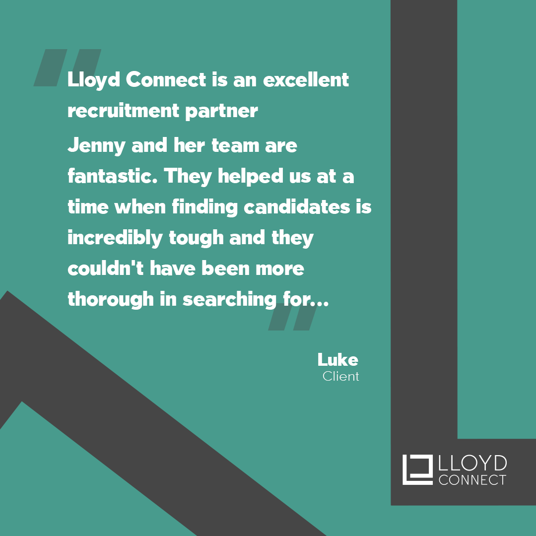 LloydConnect's tweet photo. "...Can't recommend the team highly enough." Thank you, Luke, for taking the time to share your #feedback with us. We are grateful for your trust in our team, and we look forward to continuing to find the #besttalent for all of our clients. #melbournerecruitment #staff https://t.co/unRtToW6rg