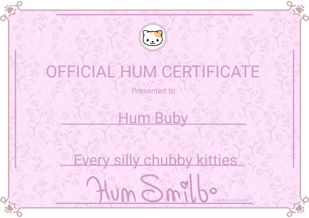 BubyHum's tweet image. oficiawy . , a HUMM .! ! twank  ,yuo @HumSmilbo