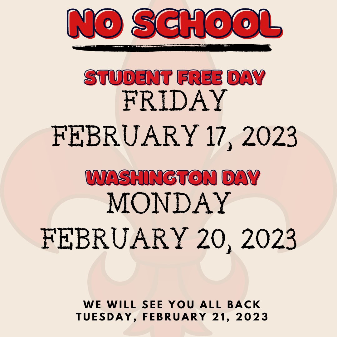 We will see you all on Tuesday, February 21st.  #OnceASaintAlwaysASaint