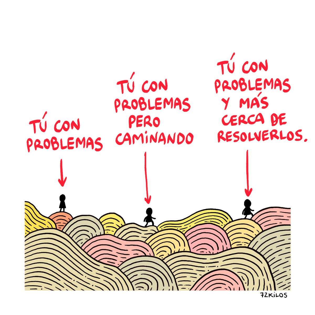 Tú con problemas.