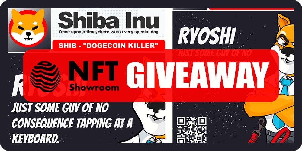 NFT Giveaway | Shiba Inu - SHIB Crypto Stamp
Rules:
✔️leofinance.io/@aleister/nft-…
✔️ peakd.com/hive-167922/@a…

Only available on #hive Blockchain

#hive #NFTGiveaway #ShibaInu #nftshowroom #NFT #NFTCommunity #blockchain #Crypto #hivechat #HiveBlogShare