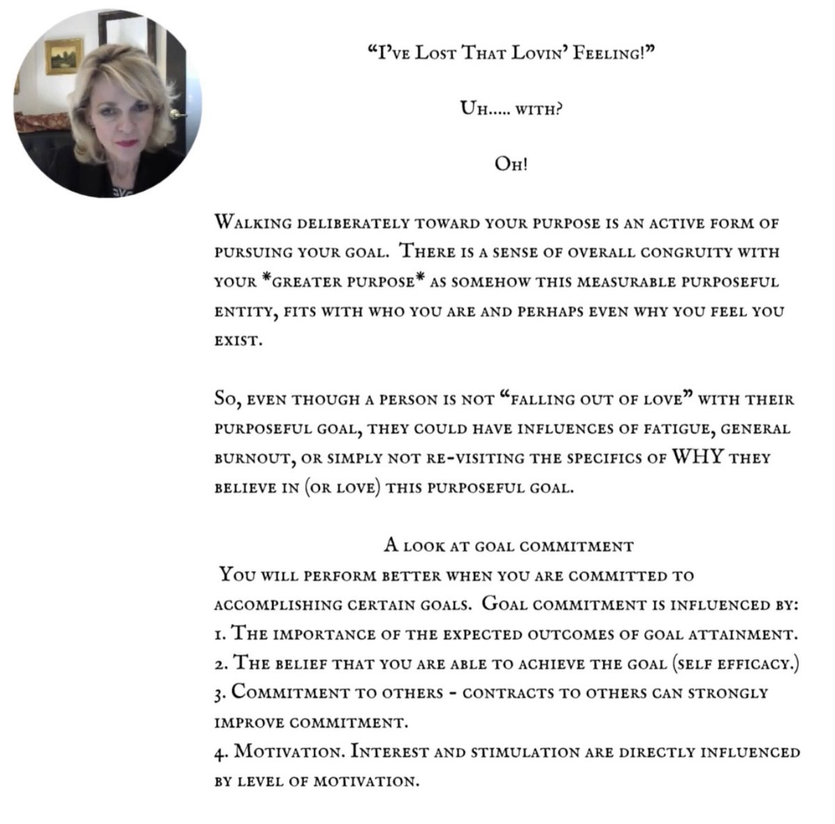consistentreli1's tweet image. youtu.be/4X-KfAP2cZU

How Is Your Goal Progression Advancing? What Propels You? Any Obstacles? Any Lags? Any Doubts? on YouTube @consistentreliableyou 
#goalcommitment #goals #professionaldevelopment  #careergrowth #selfregulation #motivation #underachieving #goalsetting
