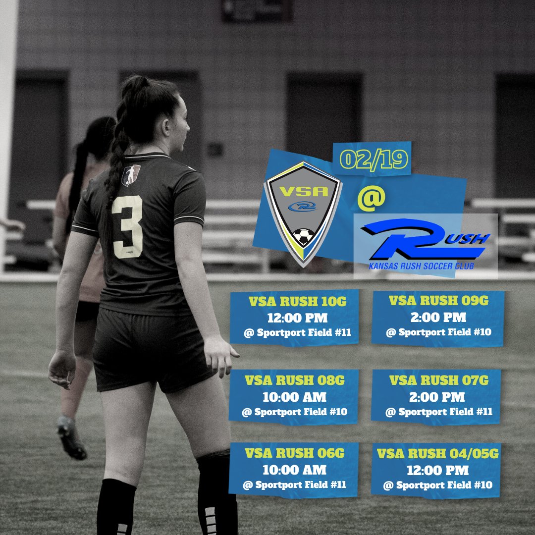 We've got a big road weekend on the books for our <a href="/GAcademyLeague/">Girls Academy</a> teams with three games in St. Louis against <a href="/LouFuszSoccer/">Lou Fusz Soccer Club</a>, <a href="/KS_RushSoccer/">Kansas Rush Soccer Club</a>, &amp; @STLDevAcademy! Good luck &amp; safe travels, ladies!! #VSARush