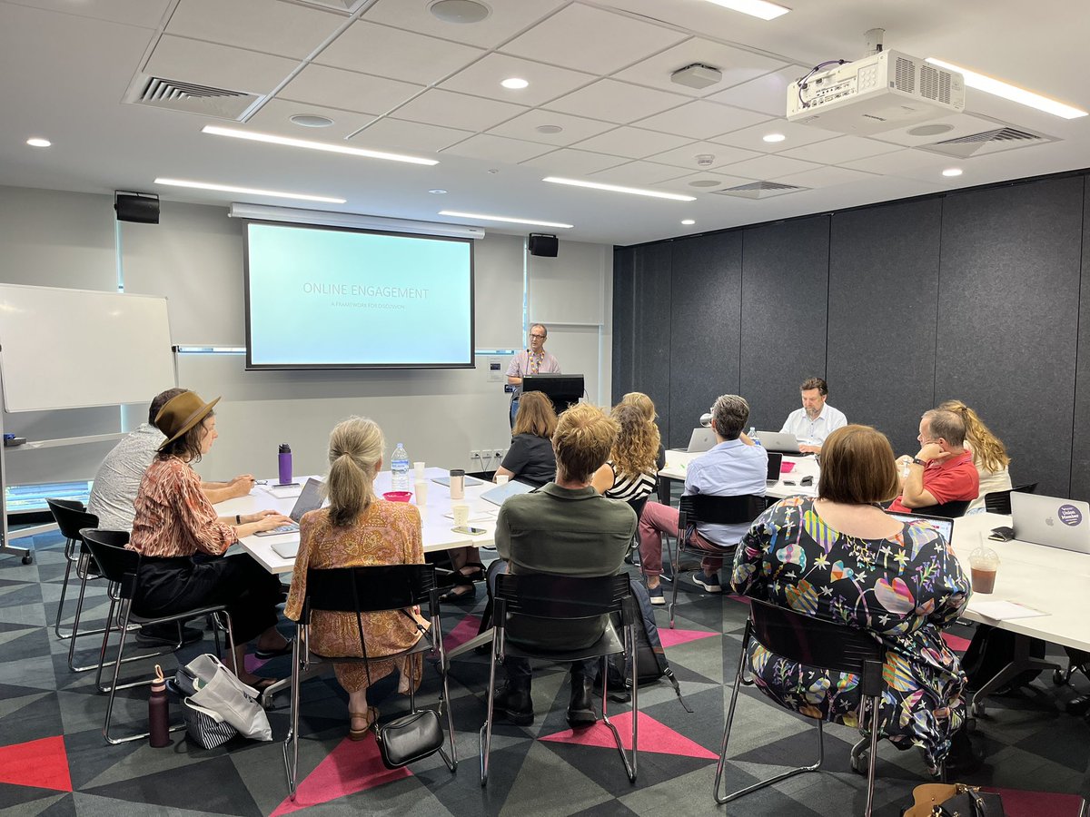 It’s our DHA Strategy Day! Starting w. an Acknowledgement of Country & welcome from Prof. Malcolm Choat @malfy_c. 

First up is #Education, including #OnlineEngagement, chaired by A/Prof. Matt Bailey & Prof. Ray Laurence @raylaurence1, featuring Prof. Peter Keegan @PeterKeegan7.