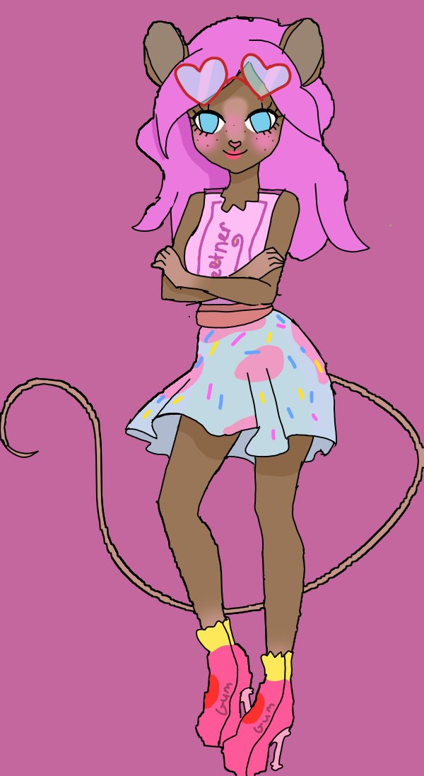 Made an OC for Trashion Alley. Meet Kristea