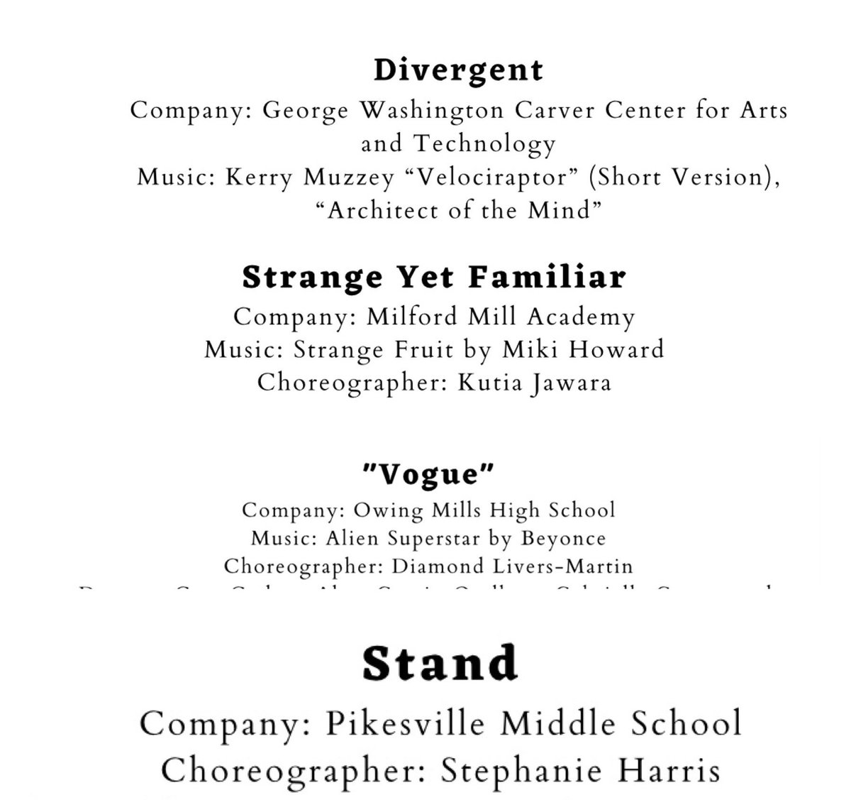Sonia Synkowski (@sonia_synkowski) on Twitter photo Congratulations to <a href="/GWCCAT/">Carver Center</a> <a href="/MilfordMillAcad/">Milford Mill Academy</a> <a href="/PikesvilleM/">Pikesville Middle</a> <a href="/OMHS_Eagles/">OwingsMillsHS</a> for performing in Celebration at the Gordon Center this evening <a href="/jccbaltimore/">JCC Baltimore</a> #bcpsproud #fullhouse <a href="/BCPSDance/">BCPS Office of Dance</a> <a href="/omhsdance/">Christina Collins</a> <a href="/schneckbk/">Brian Schneckenburger, Ph.D.</a> <a href="/dtpilate38/">Darryl Pilate</a> <a href="/sfisherBCPS/">Sherri Fisher</a> Congratulations to <a href="/GWCCAT/">Carver Center</a> <a href="/MilfordMillAcad/">Milford Mill Academy</a> <a href="/PikesvilleM/">Pikesville Middle</a> <a href="/OMHS_Eagles/">OwingsMillsHS</a> for performing in Celebration at the Gordon Center this evening <a href="/jccbaltimore/">JCC Baltimore</a> #bcpsproud #fullhouse <a href="/BCPSDance/">BCPS Office of Dance</a> <a href="/omhsdance/">Christina Collins</a> <a href="/schneckbk/">Brian Schneckenburger, Ph.D.</a> <a href="/dtpilate38/">Darryl Pilate</a> <a href="/sfisherBCPS/">Sherri Fisher</a>