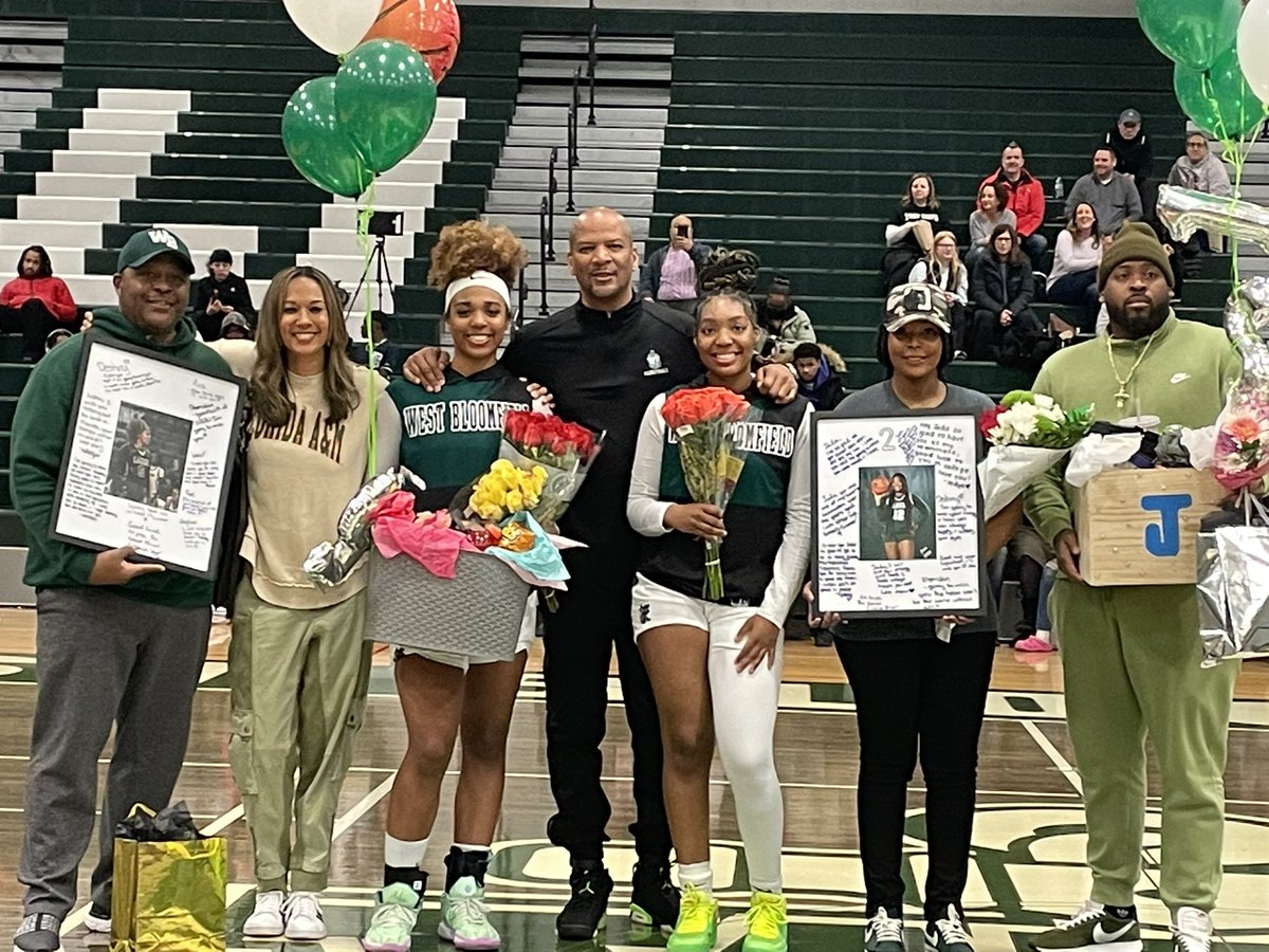 #LakerNation Senior Night.  Thank you Jada and Sydney for all your years of dedication to Lakers basketball!!!  We are so proud of you!!! #OnlyWB