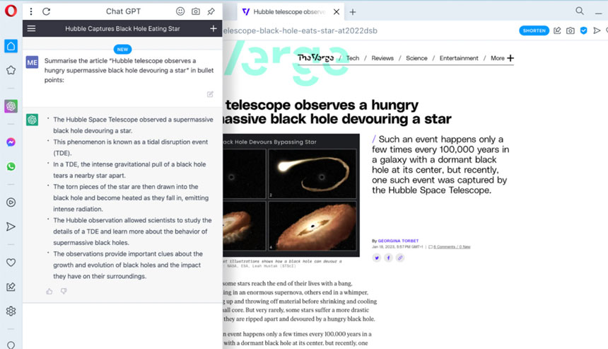 .<a href="/OperaBrowsers/">Opera Browser</a> Will Release a New Browser with Built-In Access to ChatGPT and Other AI Services,
iblnews.org/opera-will-rel… #chatgpt