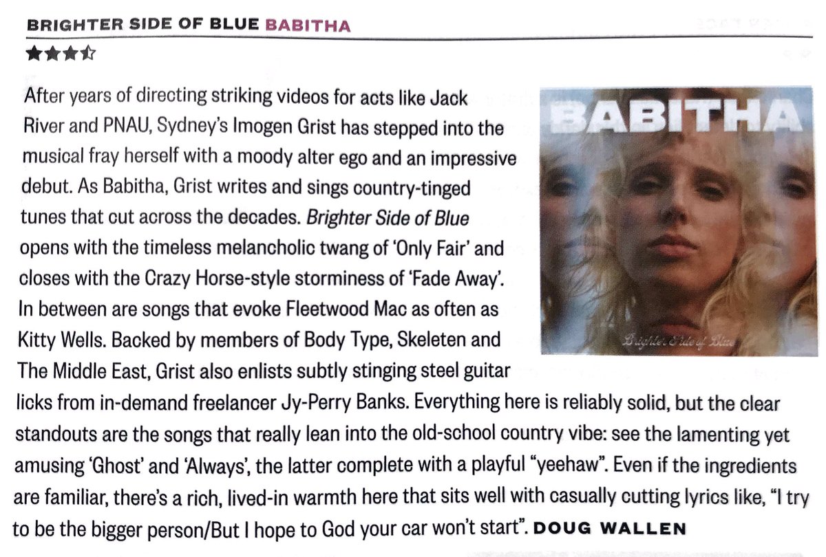 I reviewed the debut @babithamusic record for @thebigissue