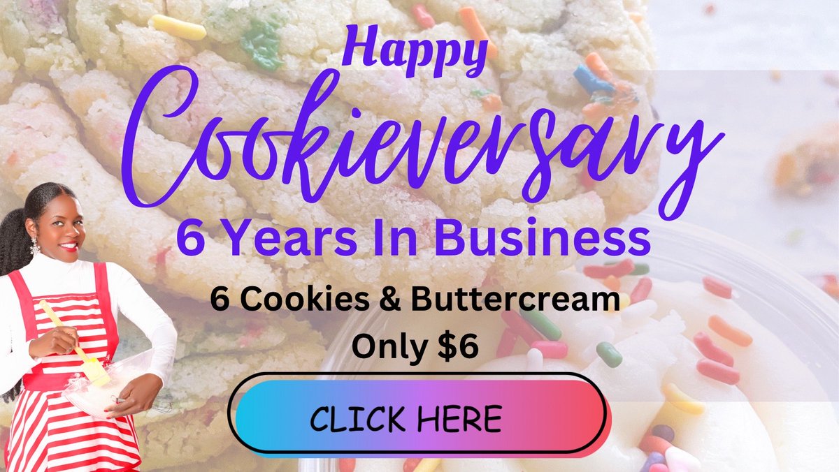 Big 6 Energy! #businessanniversary #bigenergy #memphisbakery #memphiscookies #blackownedbakery - mailchi.mp/ggluxecookies/…