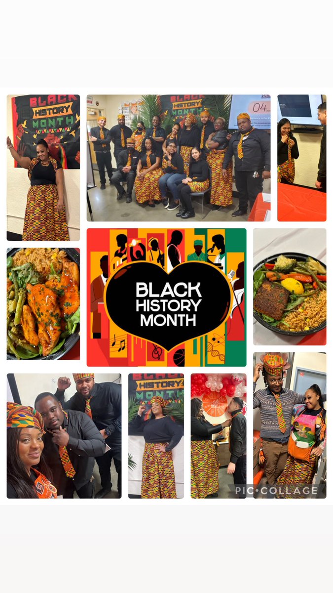 Celebrating Black History Month today with the leadership Team ❤️💛💚🖤✊🏾Embracing each others cultures means so much to me. Today we celebrated my culture. I am Proud to be an African American Woman! ❤️ #BlackHistoryMonth #DiversityandInclusion