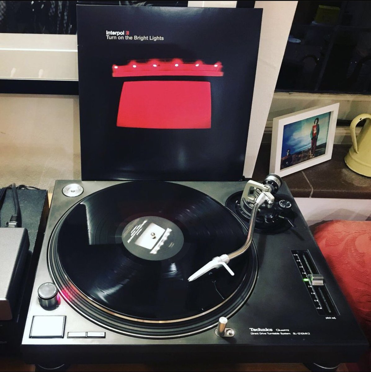 Enjoyed revisiting this wonderful album this evening #interpol #turnonthebrightlights