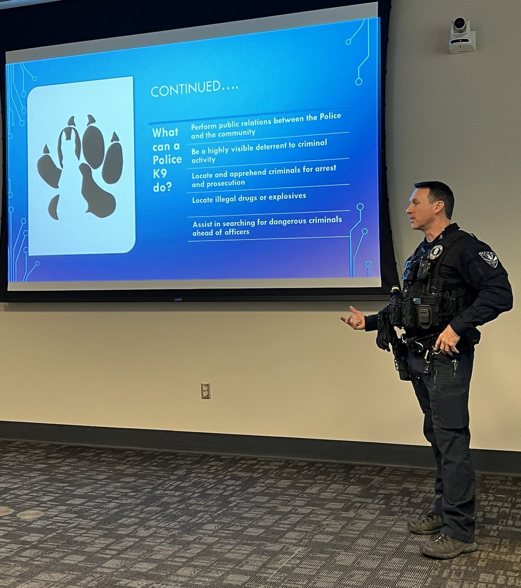 Gilbert Police Dept. on Twitter "Officer Cooke visited the Southeast Regional Library today to