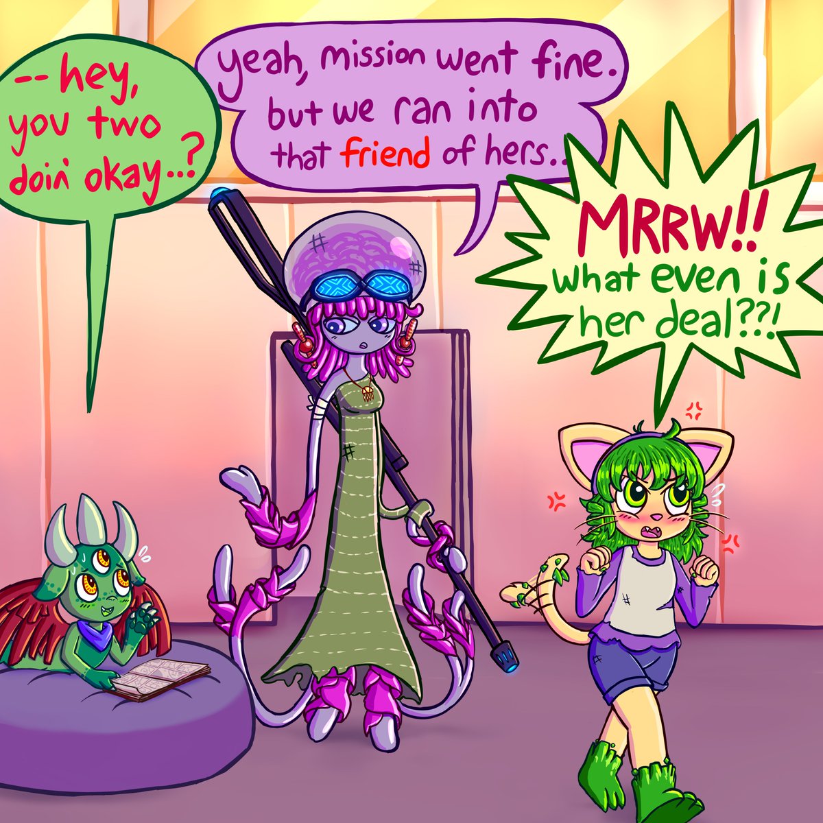 💢rough day at work...😾🗯️