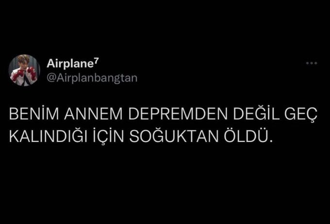 4 senelik twitter detoksumu aşağıdaki orman çocuğu bozdu amk lan bu nası bi dolandırıcı bu nası bi ahlaksız tüm türkiyeyi anasının kucağında hüngür hüngür ağlattı resmen bizim zamanımızda en şerefsiz çarlar en fazla tweet çalardı bu milletin travmasını çalmış amk