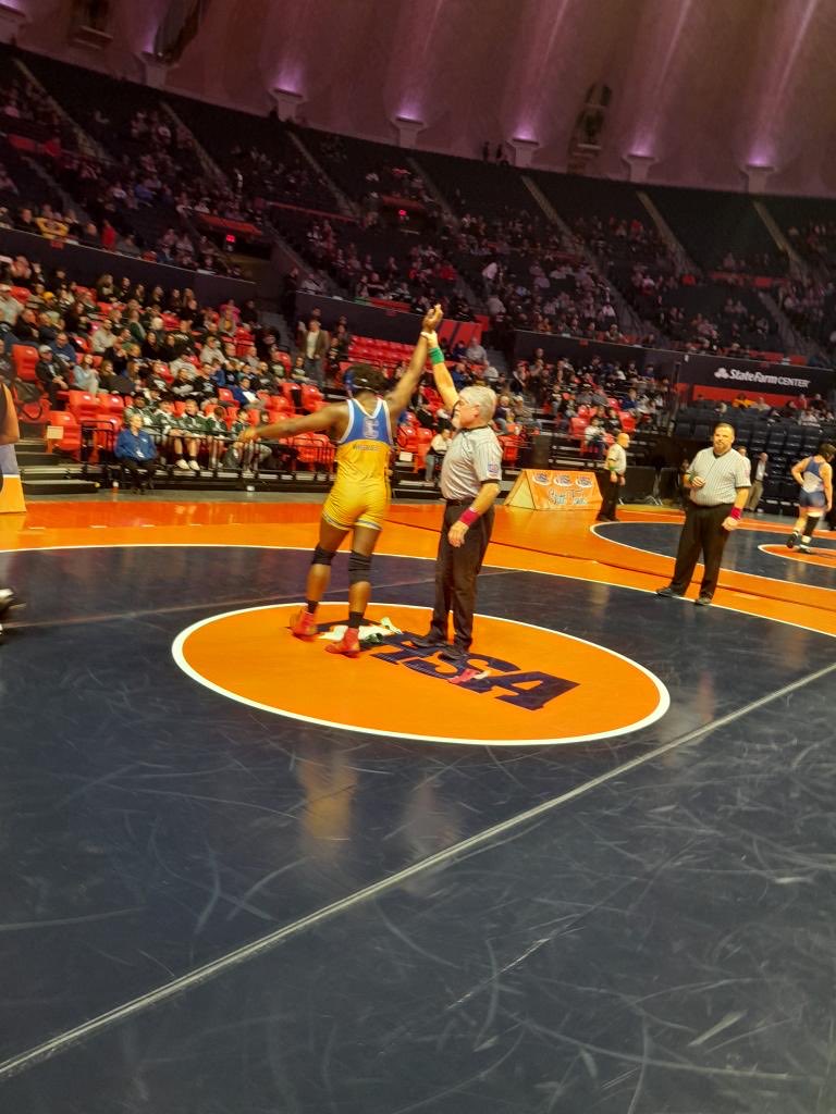 Coach_McGovern's tweet photo. Charles Walker wins by fall!!!! ⁦@JolietCentralAD⁩ https://t.co/bDRc6xiXqB