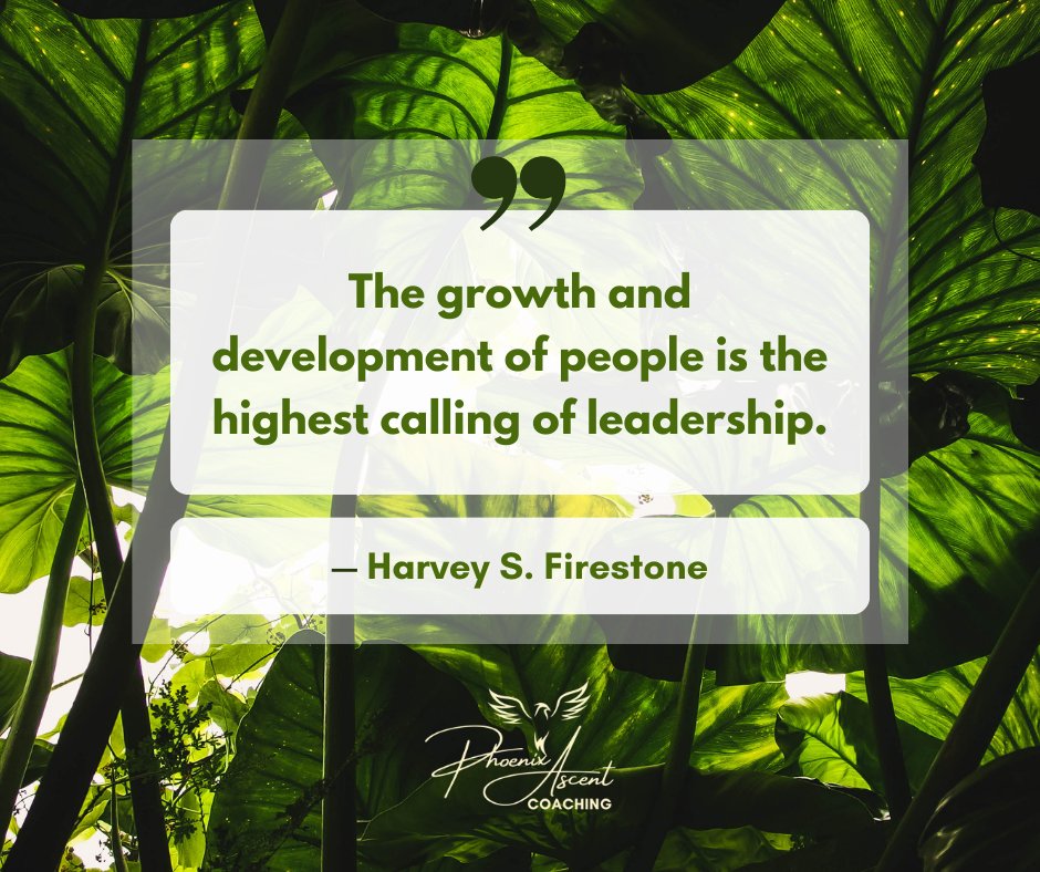 The growth and development of people is the highest calling of leadership. - Harvey S. Firestone
#leadership #leadershipdevelopment #leadershipdevelopmentcoaching #coach #coaching #leadershipcoaching #leadershipcoach #quotes #quoteoftheday  #quotestoliveby  #growthmindset #Growth