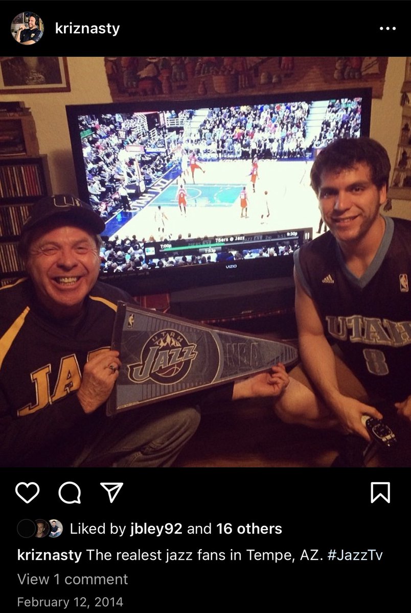 KrisNBA's tweet photo. @RyanQualtrics Even though I grew up in the AZ desert, my parents got me NBA LP so we could watch the D-Will led Jazz. My dad desperately misses the beautiful mountains (especially Cache Valley) that he grew up in and is so interested to see how SLC has changed since he moved 40 years ago! https://t.co/IY7syafpeJ