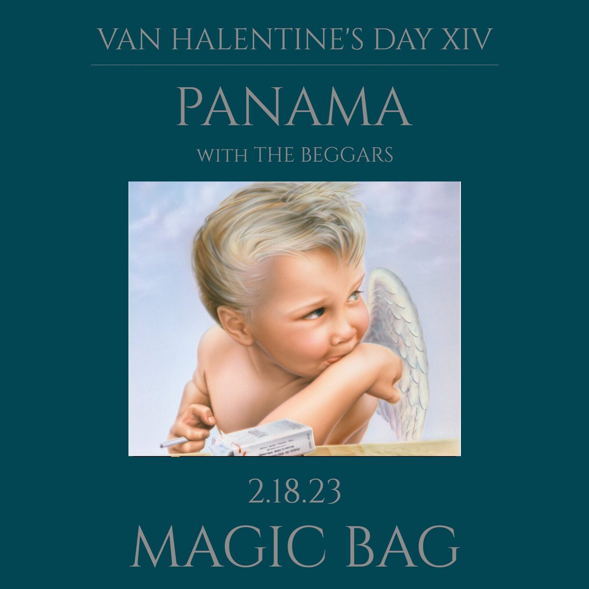 THIS SATURDAY NITE!!! <a href="/themagicbag/">Magic Bag</a> tickets going fast!
#vanhalentinesday #stinkslikerocknroll ATTENDANCE IS MANDATORY