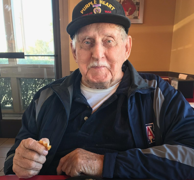 The best father and grandfather anyone could possibly hope for. Funny, kind, forgiving, and generous to a fault. Double purple heart recipient (should be triple). We lost a great American yesterday. Honor my Dad with a retweet.