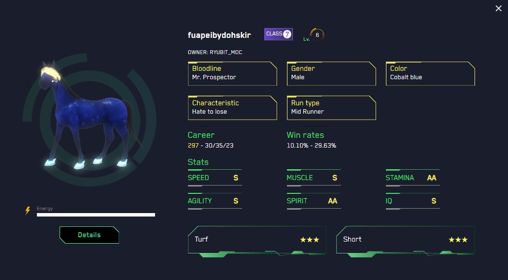 RyuBit__'s tweet image. Scalars for the NFT horse racing game METAHORSE are wanted .

💡If you want to become a Scholar, please comment your appeal .

🧵↓

#MetaHorse 
#NFTGame 
#GameFi 
#メタホース