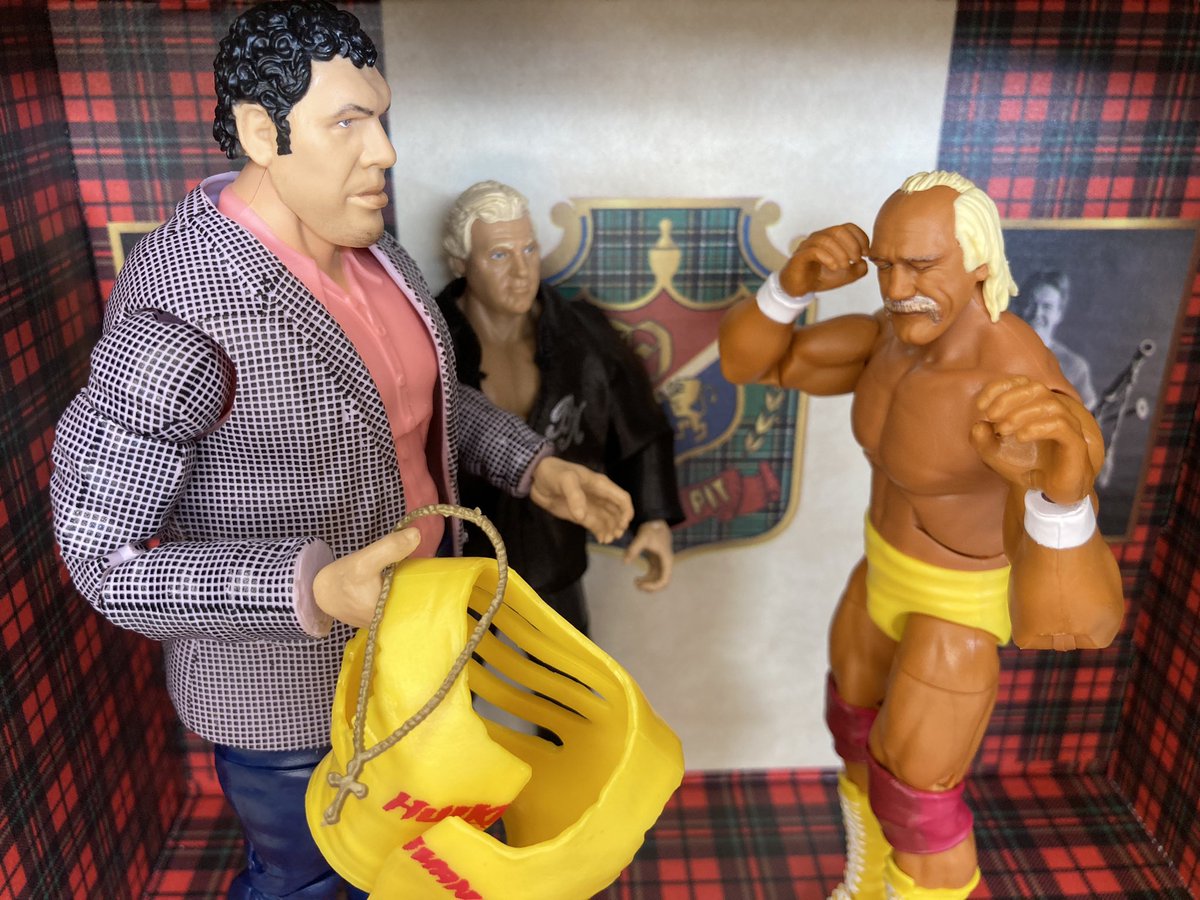 “I’m here for one reason, to challenge you for a World Championship match in the WrestleMania!!” #AndreTheGiant #BobbyHeenan #HulkHogan #WrestleMania