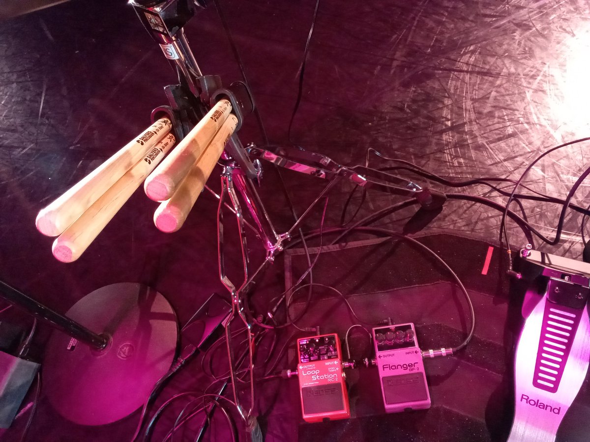 DPattersonMusic's tweet photo. On the electronic drums tonight with @MysteryLovesCo at MATCH in Houston, TX. 
#drummer #giglife #workingdrummer #electronicdrums #motionprodrumthrones @SalyersPerc #blackwidowdrumweb #mysterylovesco #dannypattersonmusic https://t.co/PXsApNB2wh