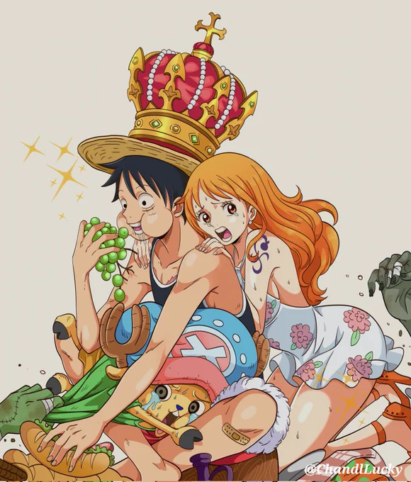 LUFFYYYYY~#ルナミ #luffy #Nami#ONEPIECE 
