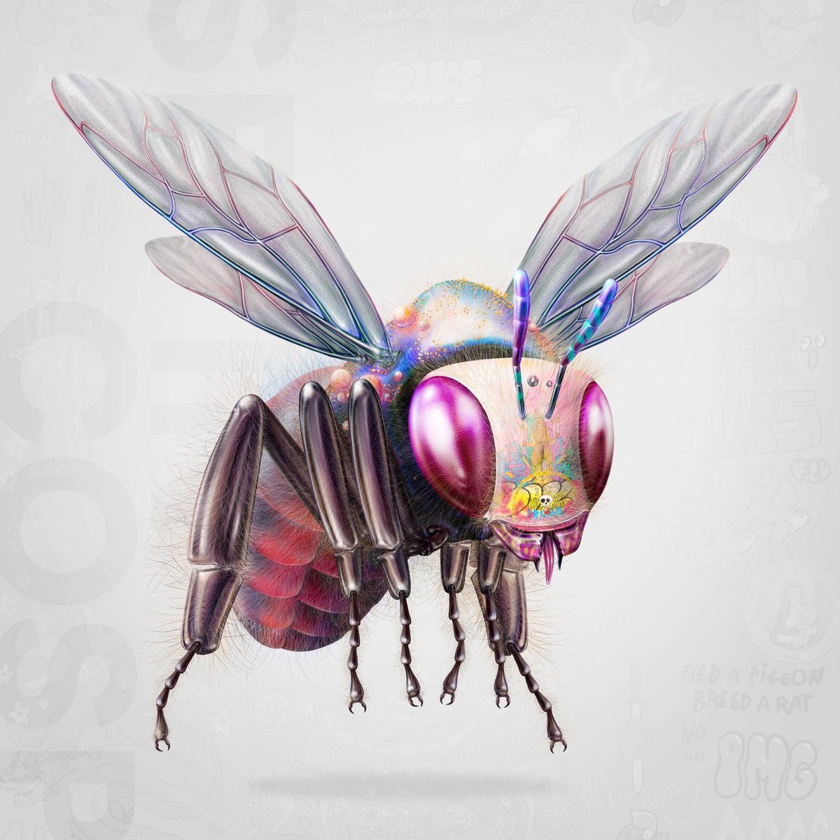 eyemseyelent's tweet photo. Love me a hairy Setin 🧬
@swarms_ai @delsol_art
🐝
🐝
🐝
#mythical #swarmsai #avax #nft #crypto #btc #ethereum #bnb #art #bee #nfts #cryptocurrency #avalanche #avaxnft https://t.co/IobyDh0JlE