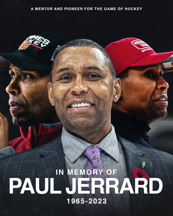 I’d like to reflect on the passing of Paul Jerrard. He was a friend and a mentor to many. I feel blessed to have gotten to sit with him and discuss his passions, his family, and the current state and future of hockey. His will be missed, but his legacy will only grow stronger.