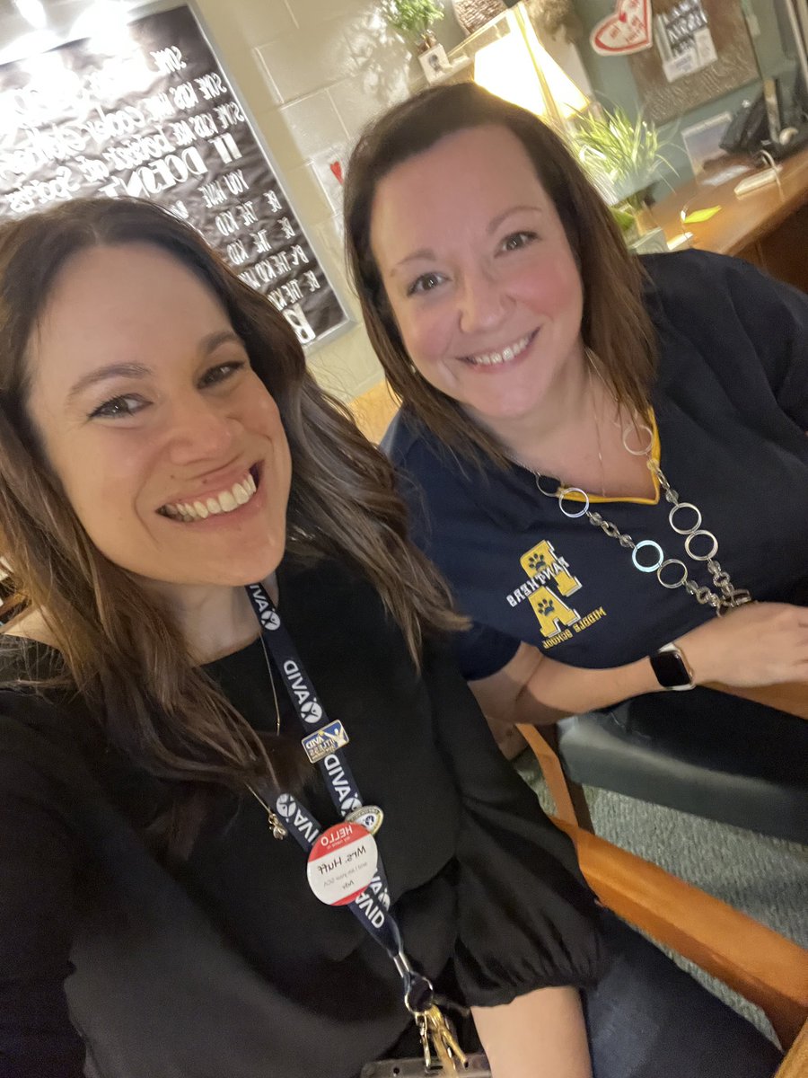 Extremely thankful for this human being a part of our AVID family &amp; joining me for our rising 6th grade interviews! 

The future of <a href="/PAMS_AVID/">Princess Anne MS AVID 📚💫</a> is so 😎😎