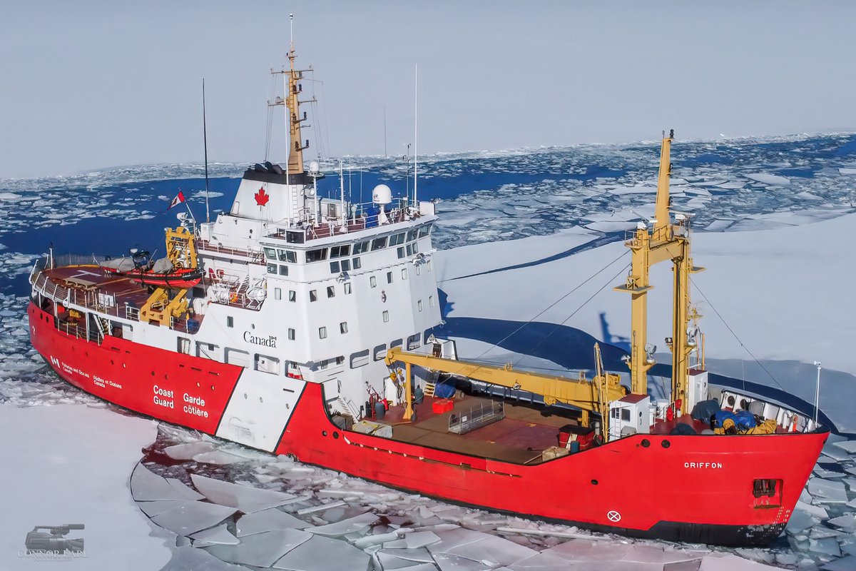 Just some of the aerial photos from when the <a href="/CoastGuardCAN/">Canadian Coast Guard</a> Ice Breaker 'Griffon' was in Midland Harbour in January. 

Video: youtube.com/watch?v=8alNoT…