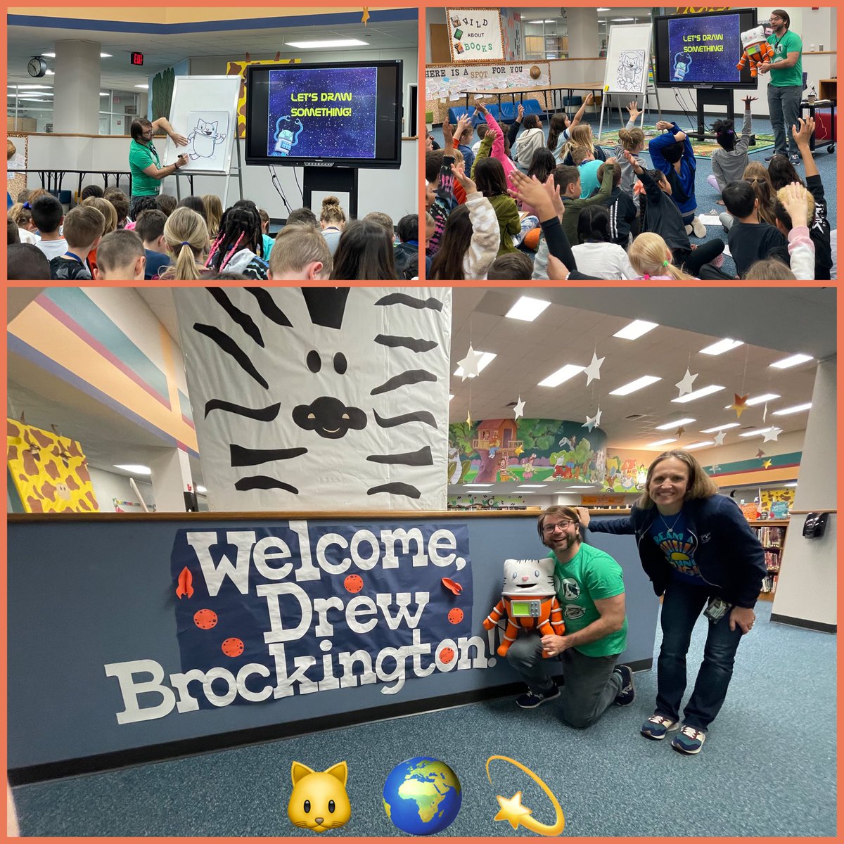 mbmaddan's tweet image. So fun @SampsonElem with @thebrockart and @2ndgradeSampson @3rdGradeSampson for a day of awesome learning! Thank you! @CyFairLibraries @CyFairEdTech #sampsonstrong