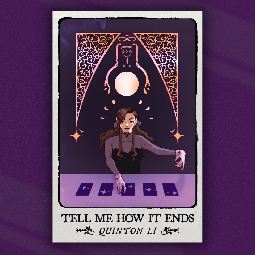 ✨COVER REVEAL✨
⁠
My cozy coming-of-age fantasy with a queer, nd and diverse cast, witches &amp; tarot finally has a front cover!
⁠
Thank you @swordvampyr for your beautiful work. I couldn't ask for a better piece

TMHIE releases April 9th 2023⁠

Preorder: linktr.ee/quintonli