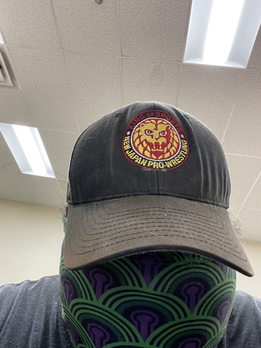 Started a new job and a guy walked into the break room and said, “Cool hat. We’re the only two that watch wrestling, fyi.” I think I just made a new friend. I’ll keep you updated. Ha.