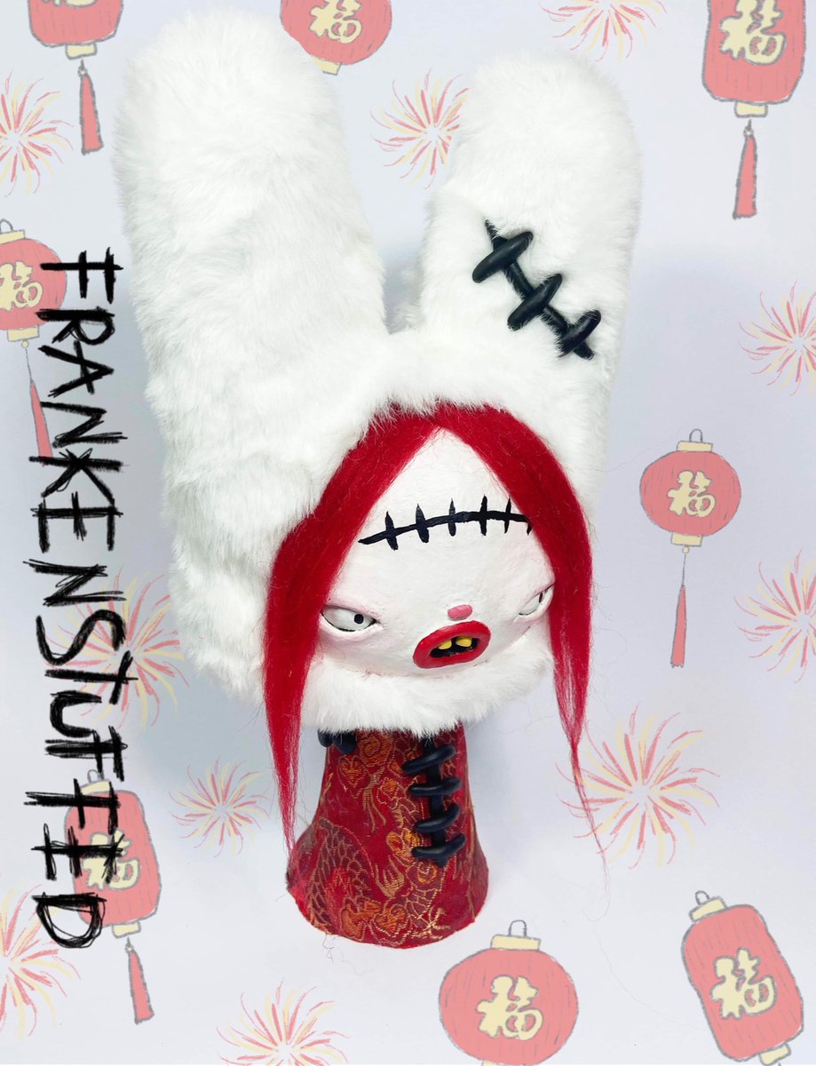 Year of the Rabbit sculpture 🐇🧧

#yearoftherabbit #sculpture #arttoy #frankenstuffed #art #artist