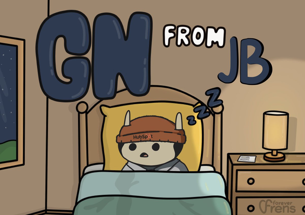 GN web3 fam! Hittin it EARLY af tn to see if I can reset that internal clock a bit. Maybe start hittin the gym before work. I need more routine with WFH.
 
PS these custom GN and GMs from <a href="/ForeverFrens_/">Forever Frens</a> and <a href="/SKADfm/">S K🔺D fm</a> have changed my life! Rivaled only recently by <a href="/KatKartel/">Kat Kartelᵍᵐ</a>’s GM 💎