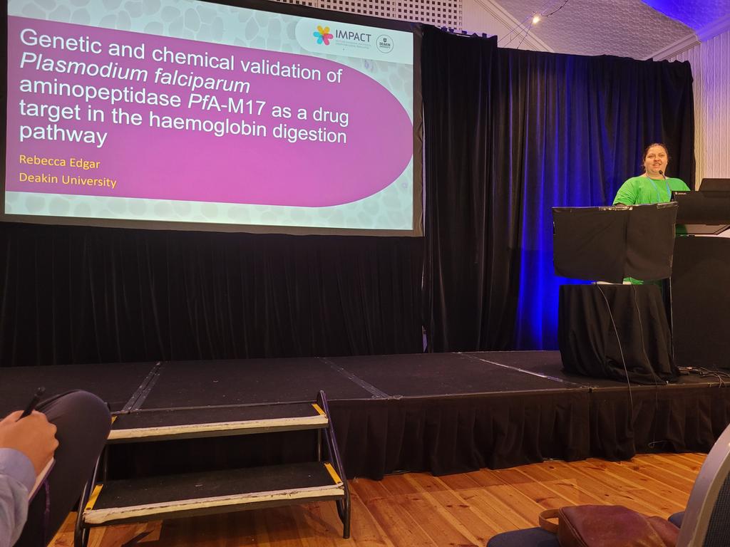 TommyDBurton's tweet photo. Haemoglobin. A succulent human meal... How can we target haem digestion by plas falcip? By Rebecca Edgar 

#LorneIandI @The_VIIN https://t.co/JgsDUuQved