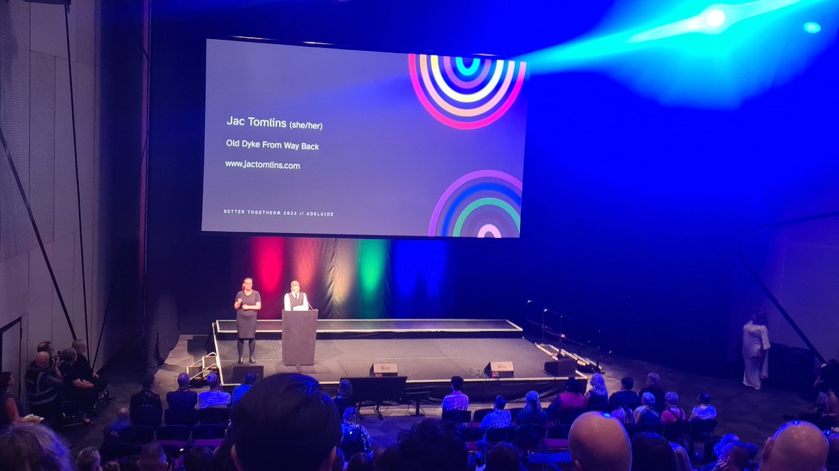 QueerEdWithSam's tweet photo. 'change happens in the intersection between the queer community and the non community... And at the moment we're not doing it very well'

#BetterTogether2023 https://t.co/PazsBAHJeS