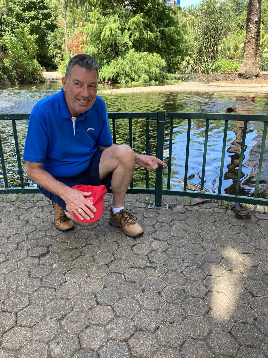 I’ve found a new friend in Brisbane Botanical Gardens. Not sure of a name yet. However I reckon he could live quite happily in our Press Box - it’s always 30 degrees in there! ⁦<a href="/BridTownAFC/">Bridlington Town AFC</a>⁩