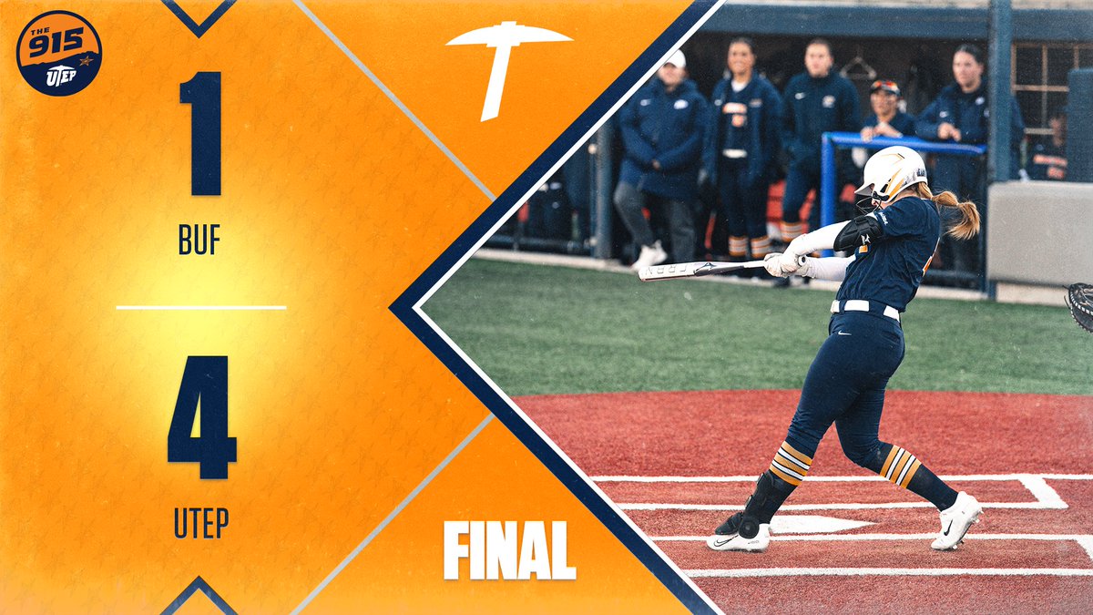 UTEP with dub tonight 🔥

🔜 Miners take on Texas Tech tomorrow at 4pm

⛏️x🥎 | #UTEPSoftball