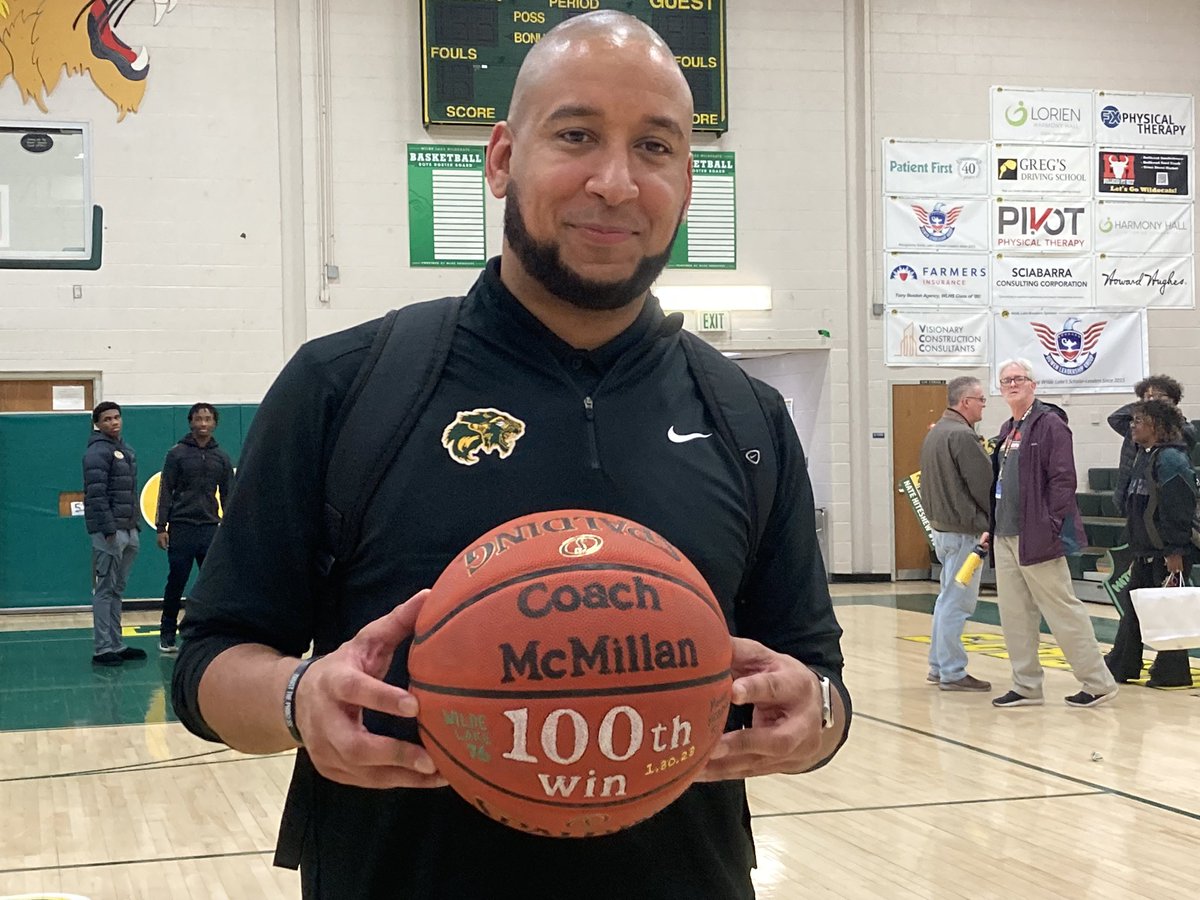 Congratulations to Coach McMillan on his 100th victory and first COUNTY CHAMPIONSHIP!!! 
💚💛🏀🏆