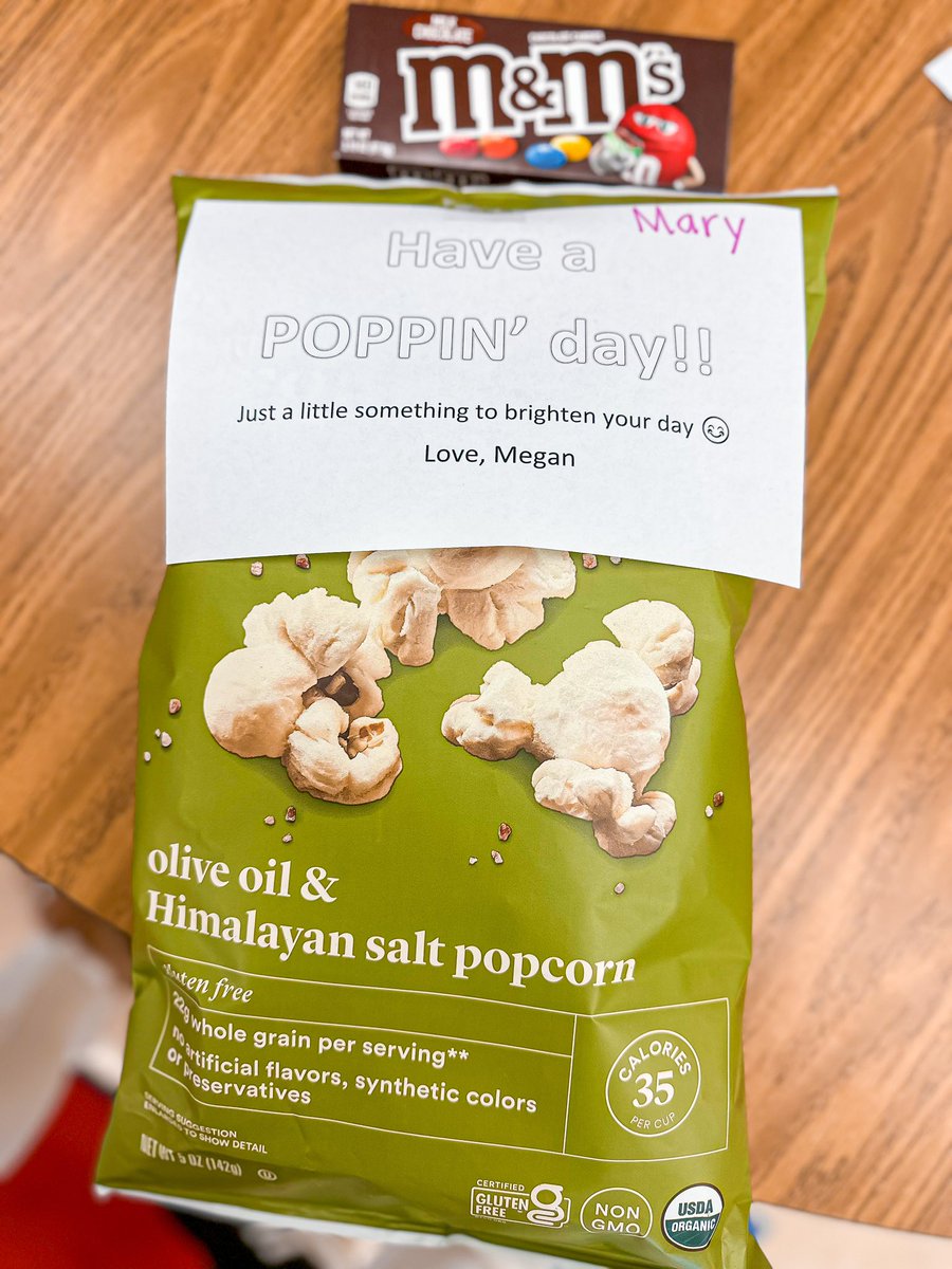 Some sweet treats to brighten my Kindergarten teams day! 🤩 #kindnessmonth