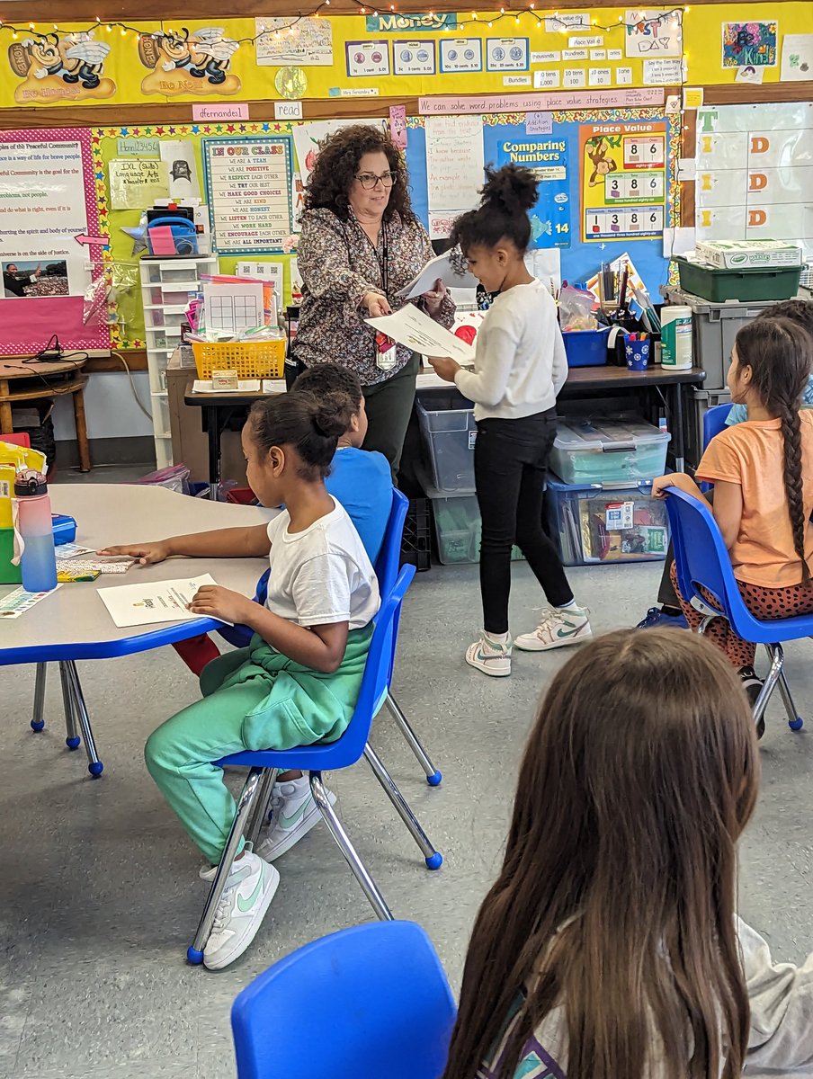 2nd graders earned a certificate for showing growth on their mid-year <a href="/iReady/">i-Ready</a> scores! Thank you for recognizing their accomplishments <a href="/TNap12/">Tonianne K. Napolitano Ed.D.</a> 🌟You made their day!