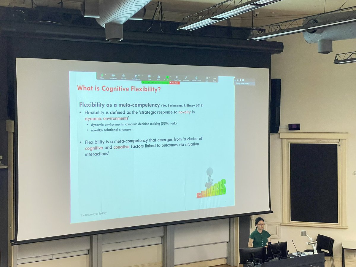 CogIDLab's tweet image. Fantastic presentation by Yueting who presented her first year PhD research plan at the @UsydPsych Research Symposium this afternoon! Well done!
Yueting is supervised by A/Prof Damian Birney, @MicahGoldwater and @kitdouble