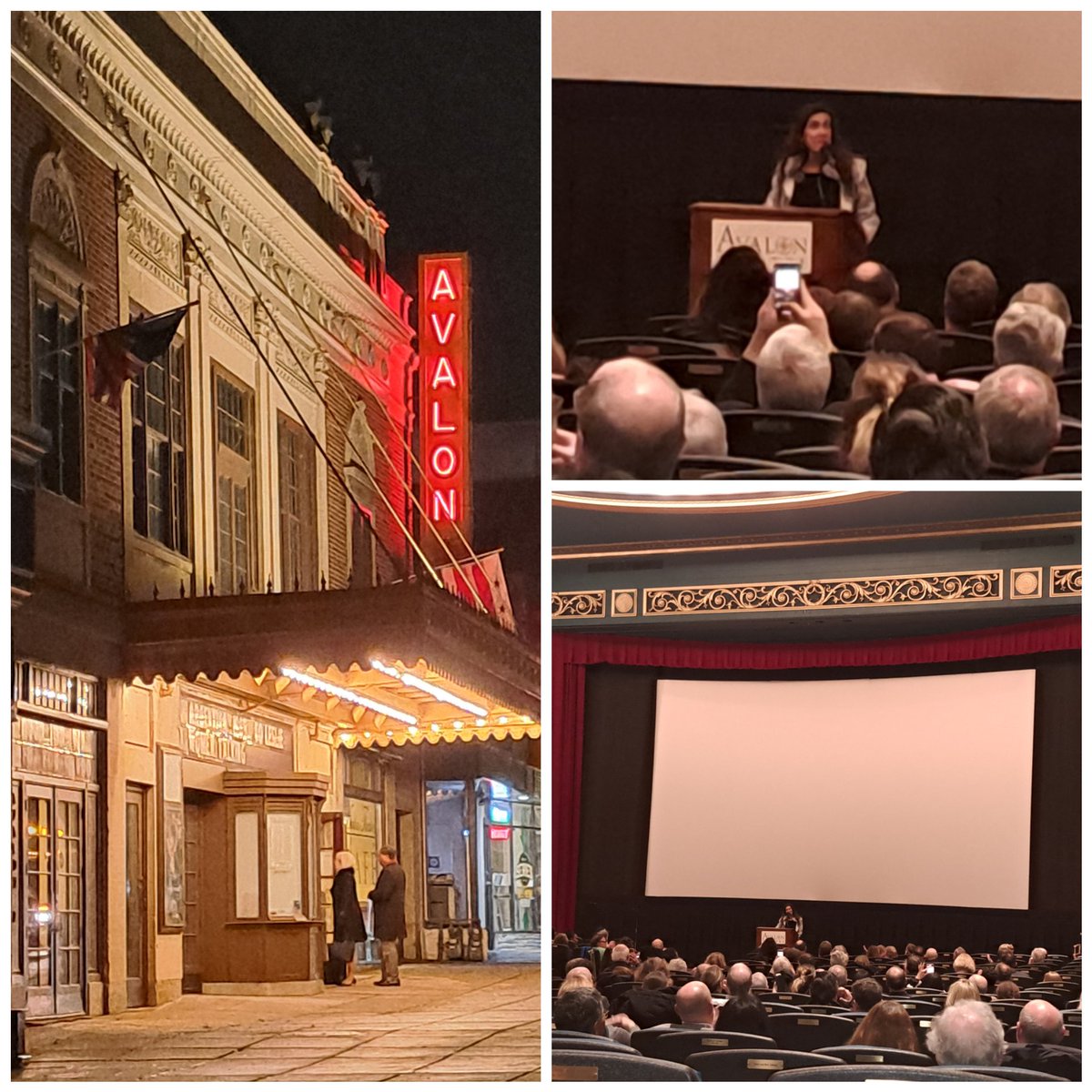 Great crowd at the world premiere of #whenwirewasking.