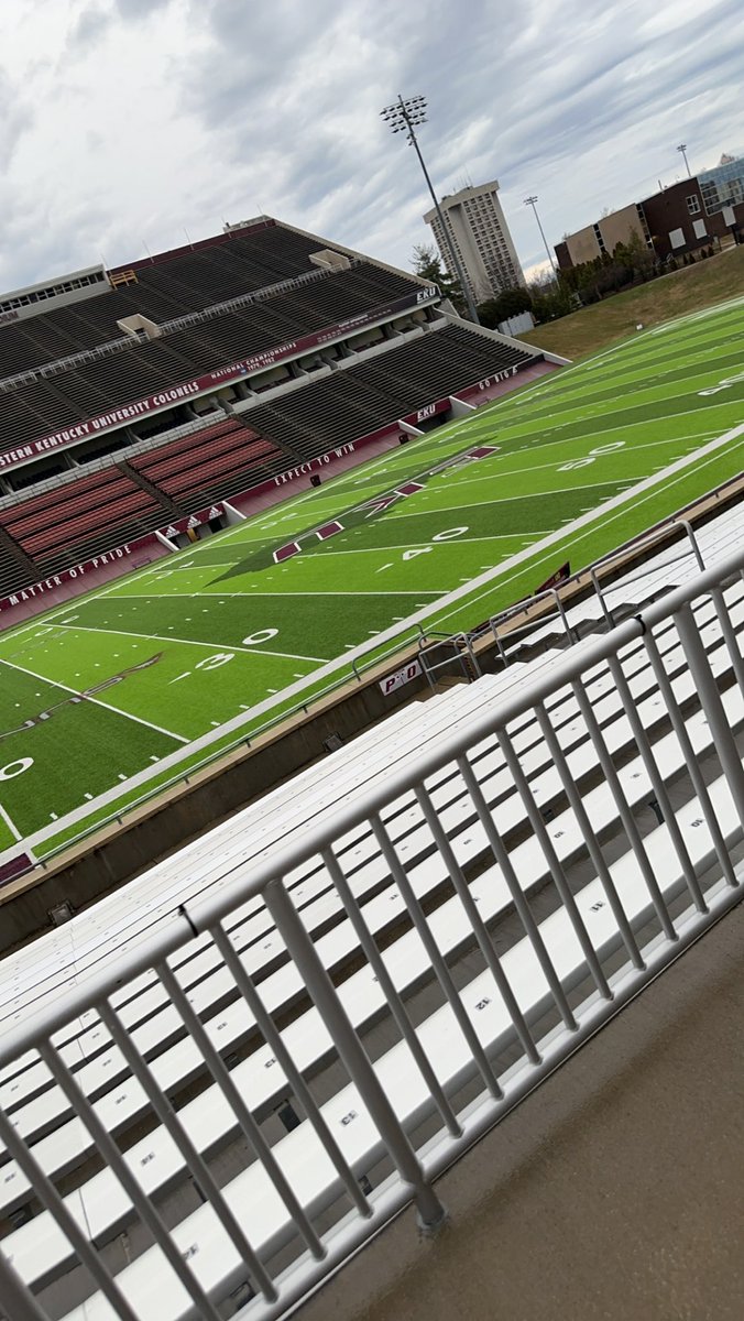 austingrisso1's tweet photo. Had a great time at EKU junior day, thank you @coacharichman for the invite! @ScottParkey @TCCardinalsFB https://t.co/1F27X5AilQ